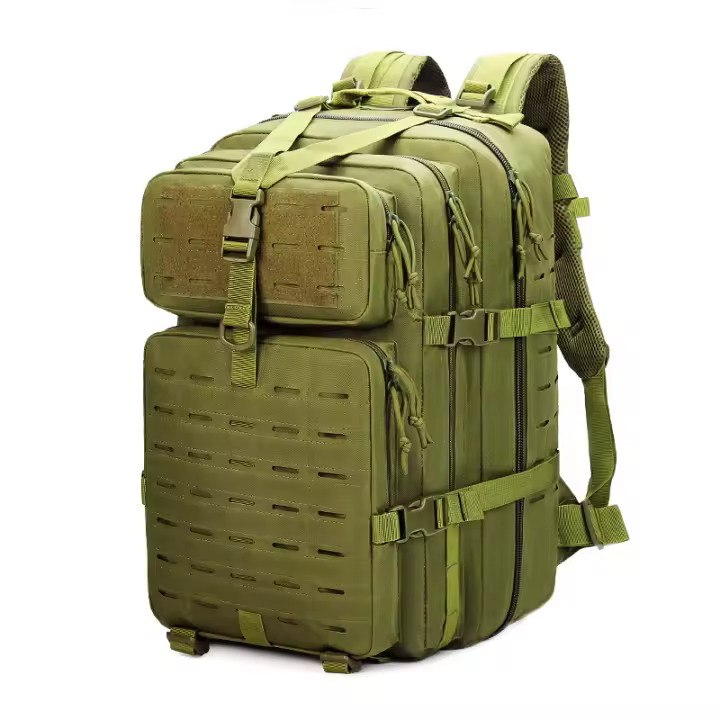 Mochila de camuflaje militar para exteriores, mochila táctica multifuncional de gran capacidad para hombres, para montañismo, viajes y acampada. - 1
