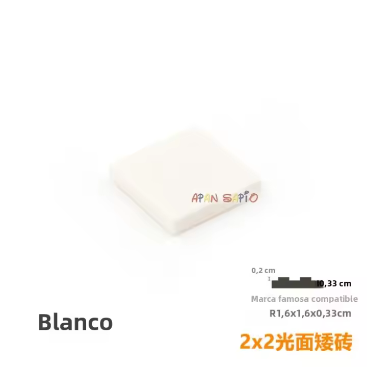 50pcs Bloques De Construcción DIY Suaves 2X2 Juguete Educativo De Asamblea Para Niños Tamaño Compatible Con Marca Juguetes Educativos Para Niños - 1