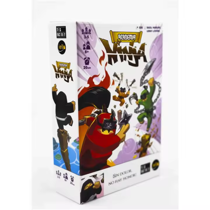 Ninja Academia - Juego de Mesa Rápido - Partidas Rápidas - Juego de Viaje - Meeples - Familiar Español - 1