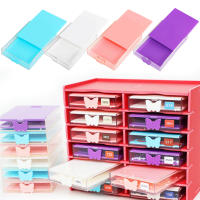 Kit De Pintura Diamante Con Organizador Y Cuchara Para Principiantes Herramientas De Dibujo DIY Con Tapa Y Caja De Almacenamiento Para Decoración De Mariposa - details 0