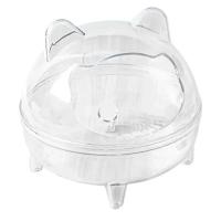 Baño De Hamster Transparente Y Antidesbordante Para Chinchilla Y Otros Pequeños Roedores Caja De Baño Para Gerbils Con Vista Total - details 6