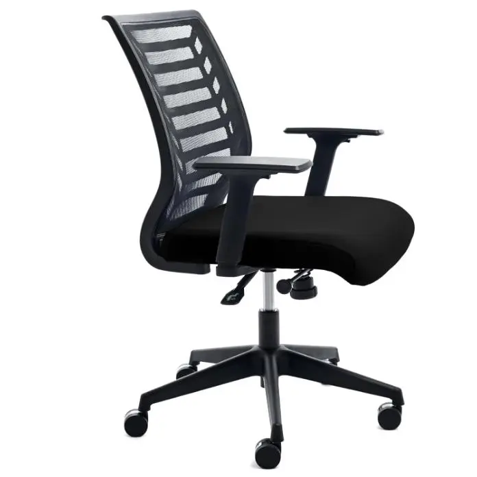 Rocada | Silla de Despacho Ergonómica Reclinable | Ruedas | Malla Transpirable | Reposabrazos Ajustable | Color Negro - 1