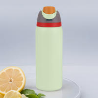 Termo Doble Capa De Acero Inoxidable 24/32oz Con Manija Termo Aislado Espacial Kettle Taza Deportiva Botella De Agua Tumbler - details 21