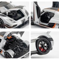 Coche De Juguetes Miniatura 1:24 Con Puertas Abiertas Y Función Retroceso Para Niños Coche Deportivo De Aleación Durable Regalo Ideal Para Niños Mayores De 3 Años - details 5