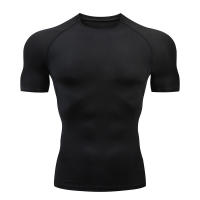 Camiseta Deportiva Para Hombre Secado Rápido Manga Corta Top De Gimnasio Y Fitness Camiseta De Compresión Para Entrenamiento Y Correr - details 7