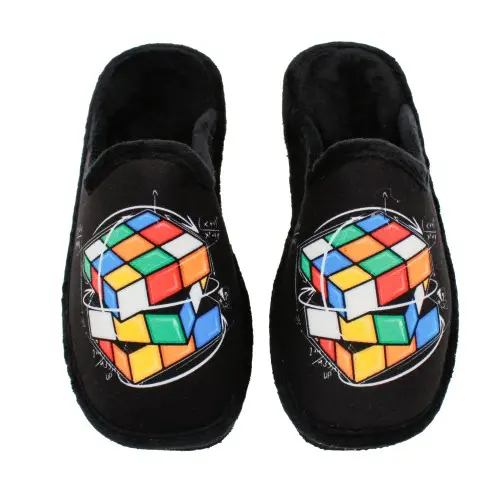 Zapatillas casa invierno CUBO RUBIK AM308-303. Hecho en España. Tallas del 32 al 47 - 1
