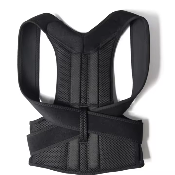 Corrector De Postura Cervical Ajustable Con Almohadillas De Hombro Y Cintura Transpirables Para Niños Y Niñas Alivio Del Dolor Lumbar - 1