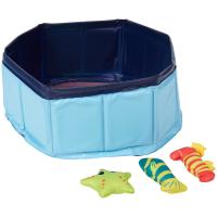 Piscina para perros 80 x 30 cm/120 x 30 cm ideal para los días de calor  Material Poliéster,PVC,Madera MDF - details 1