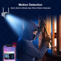 Cámara De Seguridad Tuya 4MP Bullet Exterior WiFi 2.4G/5G Monitoreo CCTV Video Inteligente Compatible Con Alexa Google - details 7