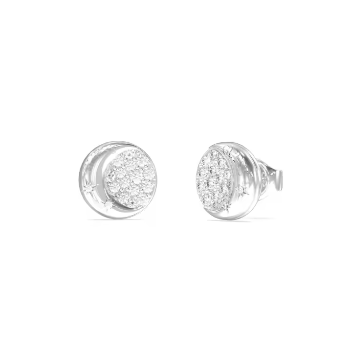 Guess Pendientes Mujer Aurora De Acero Plateado - 1