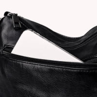 Bolso De Hombro Para Mujer 2023 Nueva Moda En Cuero PU Color Sólido Gran Capacidad Bolso Cruzado Multi-Nivel Estilo Clásico - details 34