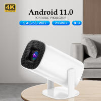 Proyector Hy370 pro 4K Android 11 Dual Wifi6 280ANSI 2.4/5GHZWIFI Hy300 Versión Mejorada BT5.0 1080P 1280*720P Para Cine En Casa - details 0