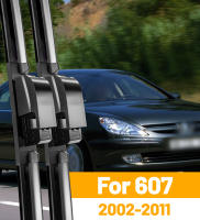 Limpiaparabrisas Delantero Limpia Parabrisas Para Peugeot 607 2002-2011 Limpieza De Ventanas Con Cepillo De Lluvia Natural 26 "+22" - details 0