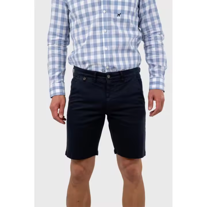 Williot Bermuda Clásica Marino - Pantalones Cortos Chino Hombre - 1