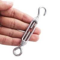 Gancho Y Ojo De Acero Inoxidable 304 M4 Para Amarre De Cuerda De Acero Inoxidable Accesorios De Tensión Para Remeras - details 5