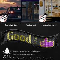 Panel De Pantalla LED Matriz De Pixeles Bluetooth APP Para Coche Tienda Hotel Bar Luz Nocturna Flexible Programable DIY - details 7