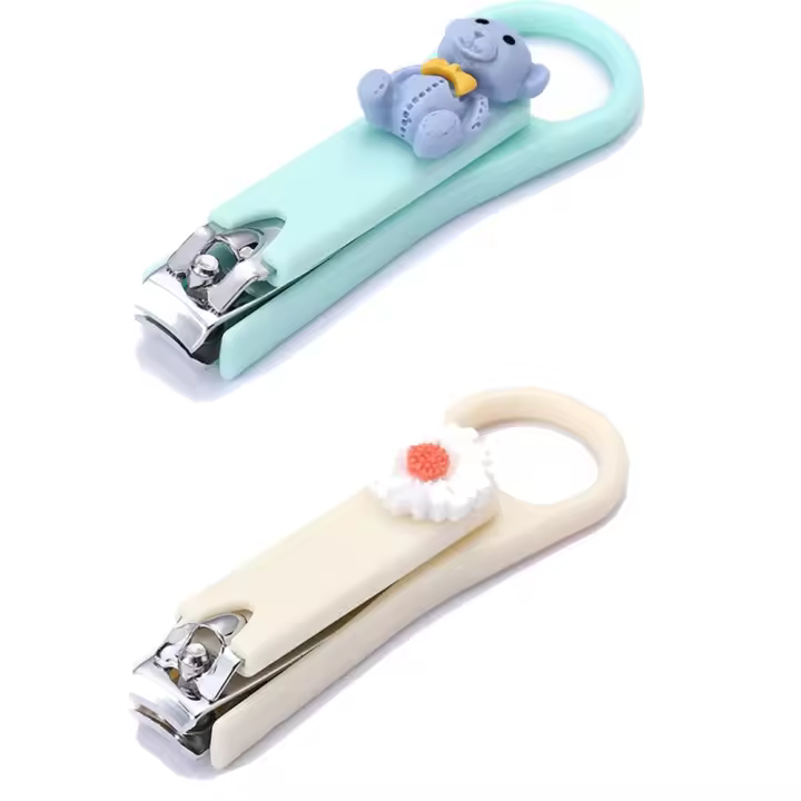 Cortaúñas de 2 piezas, muy afilado y bonito, apto para adultos y niños. - 1