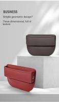 Organizador De Espacio Para Asiento Del Coche Peugeot 2008 3008 5008 2011-2024 Caja De Almacenamiento Con Porta Llaves Tarjeta Y Teléfono Accesorios Para Coche Material PU Cuero - details 3