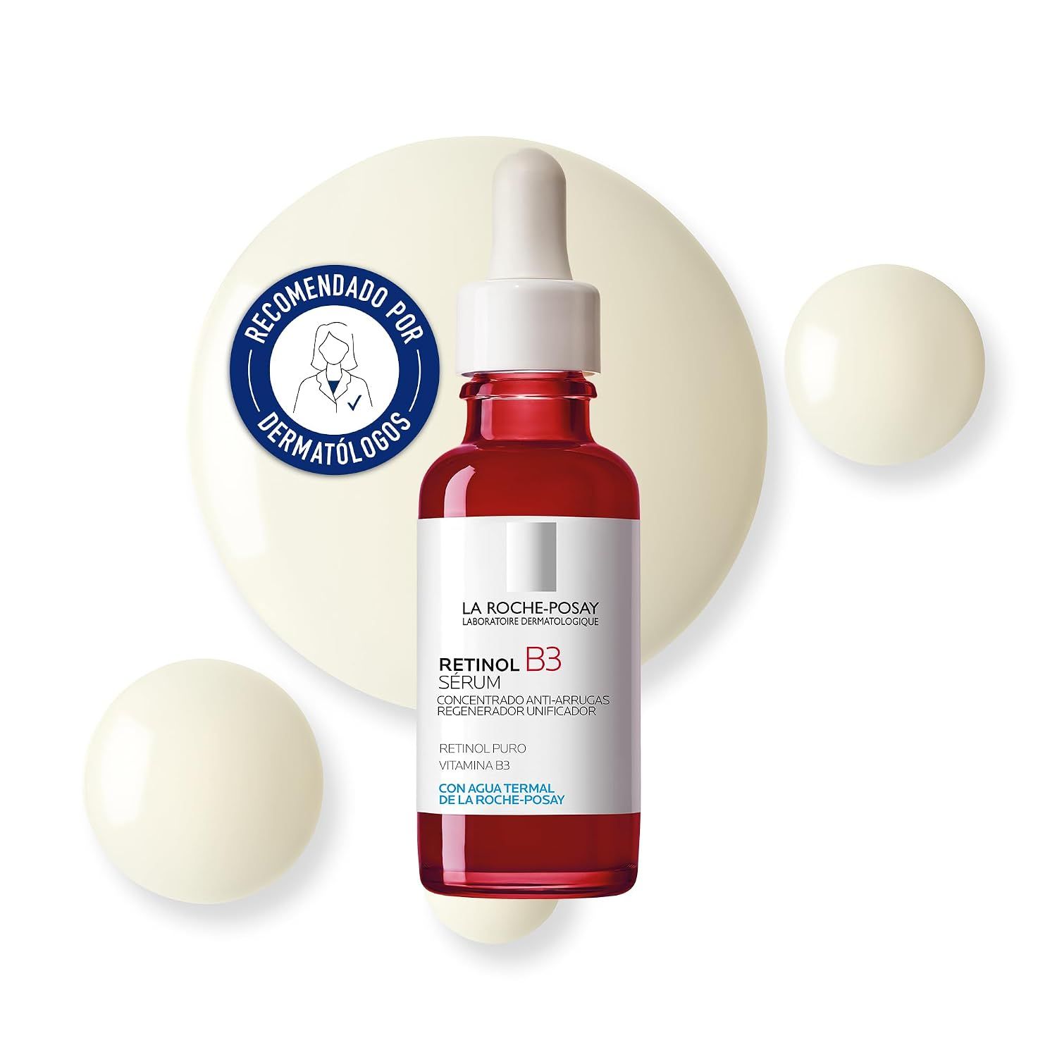 RVS Regala Vida Sana Sérum dermatológico regenerador Retinol B3 para piel sensible y fatigada, 30 ml, tratamiento antiedad con vitamina B3 y retinol suave