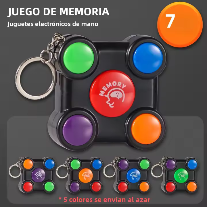 Juego De Memoria Creativo Mini Consola De Juegos En Caja De Color Juguete De Plástico Para Niños De 3-12 Años - 1