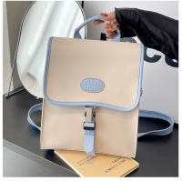 Mochila sencilla para estudiantes universitarias, nueva mochila tipo bandolera, versión coreana, mochila de viaje moderna y versátil. - details 13