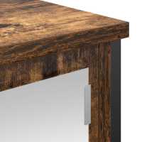 vidaXL Mueble de baño de pared con espejo roble ahumado 50x21x60 cm - details 6