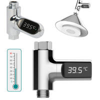 Termómetro De Ducha LED Para El Hogar Rango De Temperatura 5-85℃ Medidor Inteligente De Flujo Para Bebés Auto-potenciado Monitoreo De Agua - details 6