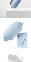 Paraguas Plegable Portátil De Alta Gama Resistente Al Agua Y Protección Solar Doble Función Compacto Mini Para Exteriores - details 11