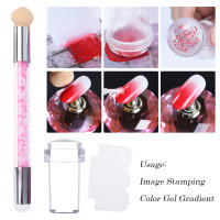 Set De 4 Piezas De Arte De Uñas Con Placas De Estampado De Pétalos Y Encaje Herramientas De Lámina De Imagen Y Brocha De Uñas Material De Acero Inoxidable - details 1