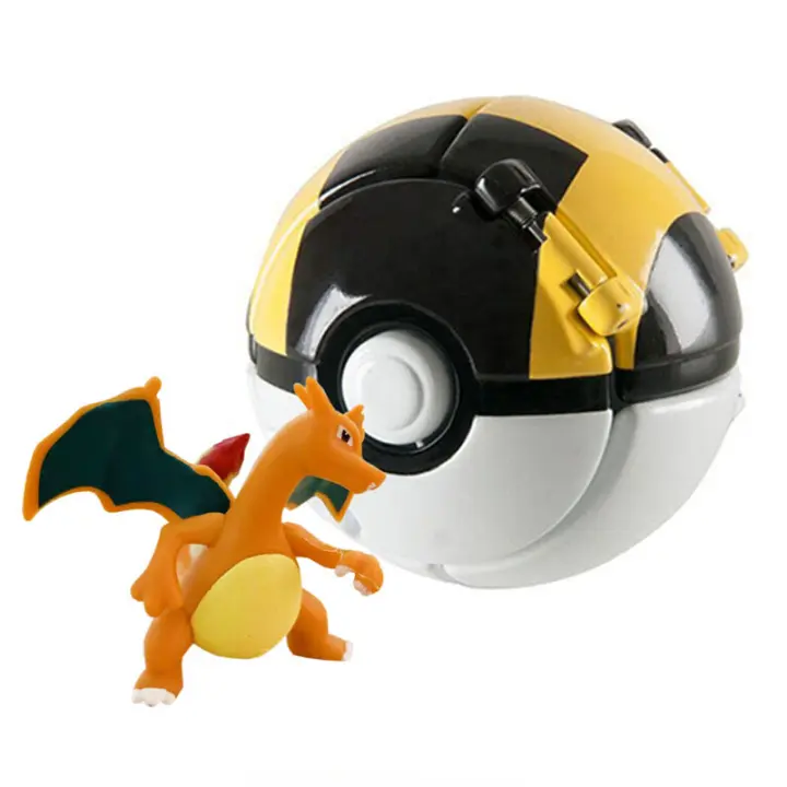 Figura De Acción Pokemon Ball Pokeball Anime Juguete Para Niños Pikachu Charizard Squirtle Monstruo De Bolsillo Muñeco De Modelado Regalo - 1