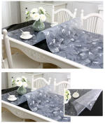 Mantel De PVC Rectangular Tapete De Silicona Suave Para Cocina Y Comedor Impermeable Transparente 1.0mm Moderno Para El Hogar - details 3