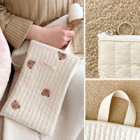 Bolso De Diaper Para Mamá Con Organizador De Bolsas Pequeño Estilo Cuadros Cierre De Cremallera Material De Tela Accesorios Para Bebés Estilo OIMG - details 2
