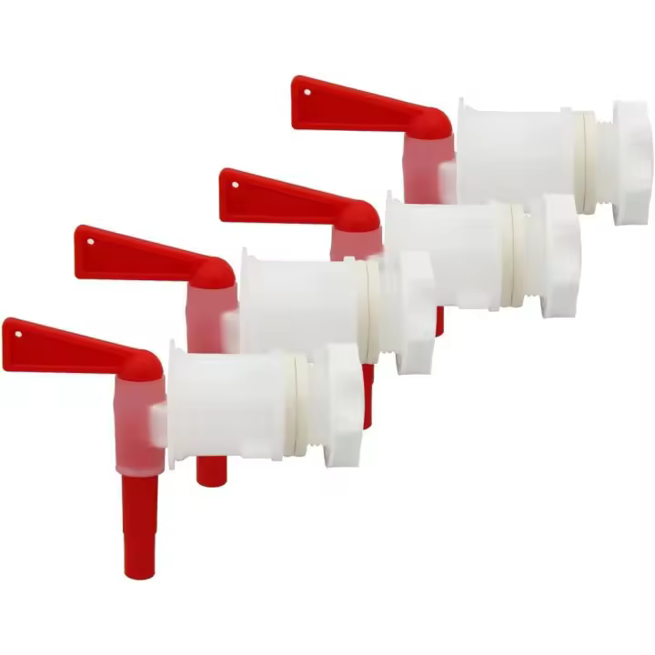 Grifo de Barril de Cubo de plástico para botella de 4 unidades para elaboración de vino y cerveza - 1