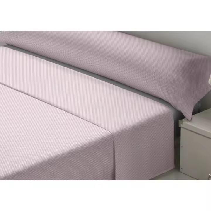 Tejidos Reina - Juego de Sábanas Tejidos Reina Tamara Rosa Cama de 180 - 1