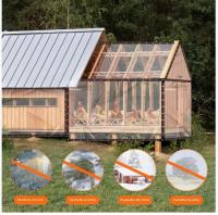 Lenas transarentes impermeables con ojales, para Patio, Para encofrar invernadero, Porche, dosel, Planta, Camping, 1 UD. - details 3