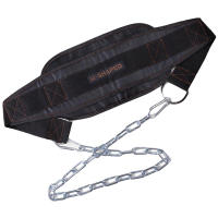 Cinturón De Pesas De Neopreno Grueso Para Levantamiento De Pesos Con Cadena Para Pull up Chin up Kettlebell Barbell Fitness Bodybuilding Gym - details 6