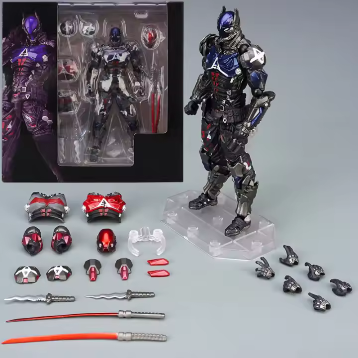 Figura De Acción AMAZING YAMAGUCHI Arkham Knight Batman Rojo Sombrero Robin Jason Todd Figuarts Juguete De Colección Modelo De Juego Regalo De Navidad - 1