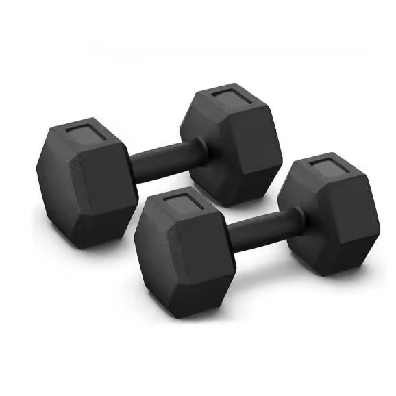 ALLINLIFE MANCUERNAS HEXAGONALES, JUEGO DE 2 UNIDADES, DE 2,5 A 10 KG, CON RECUBRIMIENTO DE VINILO, PARA CULTURISMO, FITNESS, ENVÍOS DESDE EUROPA - 1