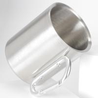 Taza De Viaje 300ml Acero Inoxidable Con Mango Y Hebilla Self Lock Para Camping Senderismo Escalada Exterior Taza Para Agua Té Café - details 3