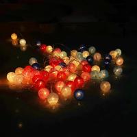 Cadena De Luces Navideñas Con 10 LED De Algodón USB Lámpara De Decoración Para Casa Exterior Boda Fiesta Colgante De Navidad - details 7