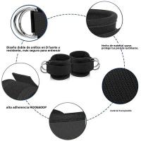 1/2/4Pcs Cinturones De Tornillo Para Piernas Y Glúteos De Entrenamiento De Gimnasio Soporte De Rodilla Ajustable Para Ejercicios De Pies - details 3