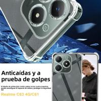 Funda Transparente De TPU Shockproof Para OPPO Realme Note 70T Cubierta Protectora Con Diseño De Cuatro Esquinas Capa Trasera - details 0