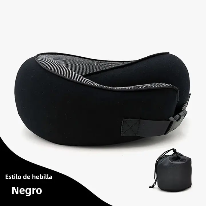Almohada De Memoria Para El Cuello U Tipo Viaje Portátil Descanso Del Mediodía Aéreo Bolsa De Transporte Soporte Cervical Para Dormir Y Camping - 1
