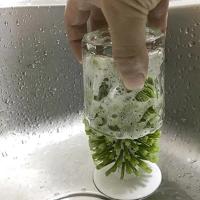 Cepillo De Limpieza Para Vajilla Y Botellas Con Aspiración Para Fregadero Multifuncional Y Ecológico Verde Accesorio De Cocina - details 3