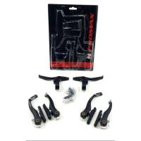 Set de frenos Promax V-Brake negro . Aluminio. arco de 110 mm. Para freno de Zapatas V-Brake y Cantiléver - details 2