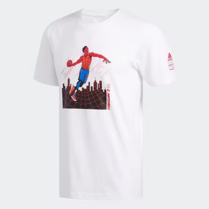 Camiseta Adidas Marvel "Dm Spiderman 1" White. - 1