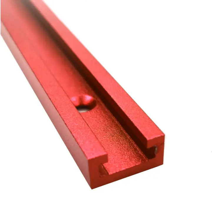 Aluminio T-rail De Aleación De Hierro Para Carpintería Madera 19x9.5mm Riel De Ranura T Juego De Herramientas DIY Fijación De Tornillo Para Tableta De Sierra - 1