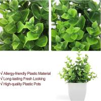 1Pcs Plantas Artificiales Verdes En Maceta Para Decoración Interior De Habitaciones Dormitorios Y Salones Decoración De Mesas Y Jardines Decoración De Boda Y Exterior - details 9