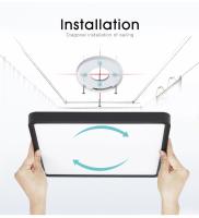 Lámpara De Techo LED Ultrafina 2.4cm MARPOU Con Diseño De Madera Para Sala De Estar Dormitorio Y Cocina 220V 110V Luz Diaria Moderna - details 8