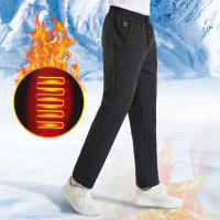 Pantalones Calientes Para Hombres Con Control De 3 Temperaturas 12 Áreas Calientes USB Trousers Térmicos Para Esquí Camping Senderismo - details 3